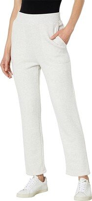 MWL Airyterry Tapered Sweatpants: Stitched-Pocket Edition (Heather Light Grey) Women's Casual Pants