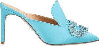 Mules & Clogs Turquoise-AA