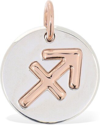 9kt Rose gold & silver Sagittarius charm