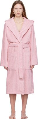 Pink Hooded Bathrobe