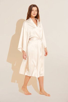 Inez Washable Silk Robe-AA