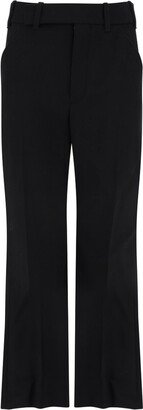 Wide-Leg Tailored Pants-AB