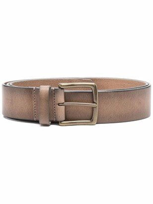 Grained Calf Leather Belt