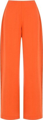 Caqui straight trousers