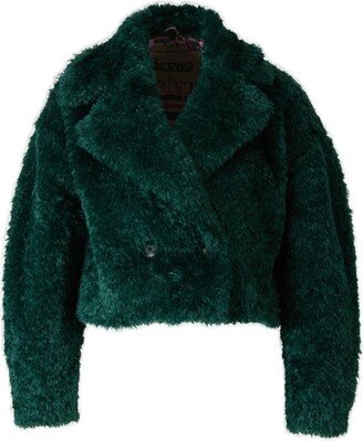 Cropped Fur Jacket-AB