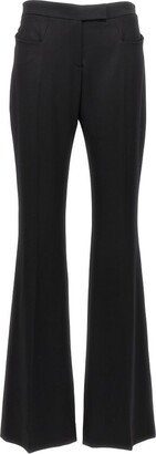 High-Waist Bootcut Flared Trousers-AA