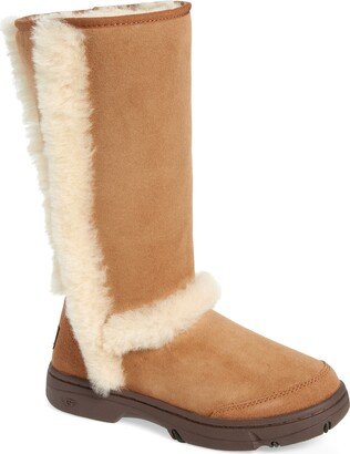 Sunburst Genuine Shearling Tall Boot