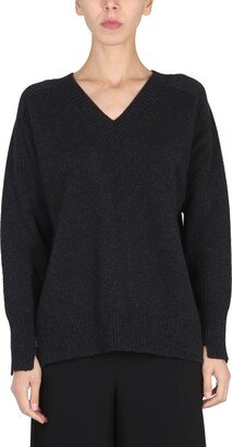 V-neck Sweater-BL