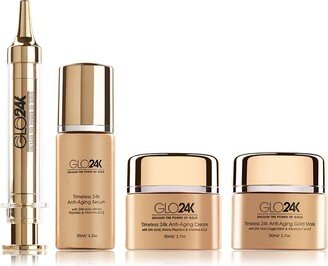 Glo24k Anti Aging Supreme 4Pc Set-AA