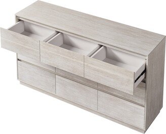 Modern Style Soild Wood 9-Drawer Dresser for Bedroom