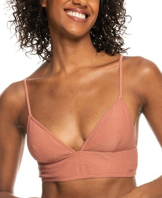 Juniors' Coconut Crew Ribbed Tank Bikini Top