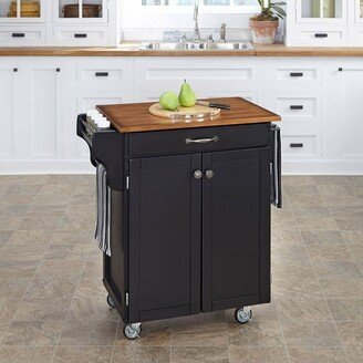 Kitchen Carts And Islands with Wood Top Brown