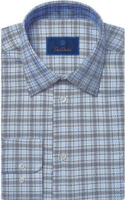 Dress Plaid Twill Button-Up