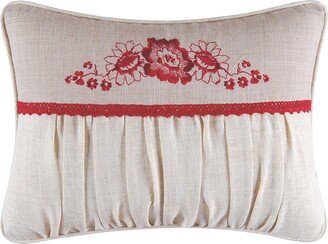 12 x 16 Jasleen Embroidered Throw Pillow