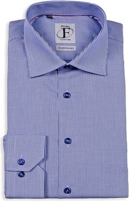 Finollo Contemporary Fit Textured Dress Shirt