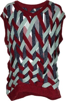 Interwoven Wool-Blend Vest