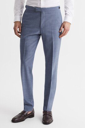 Slim Fit Wool Blend Trousers