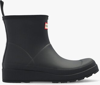 ‘Play Short’ Rain Boots - Black-AA