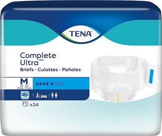 TENA Complete Ultra Adult Incontinence Brief M Moderate Absorbency 67322, 24 Ct