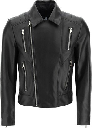 Leather Biker Jacket-AQ