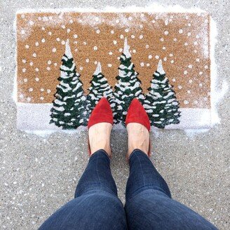 Winter Trees Doormat