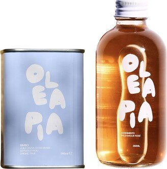 Olea Pia Olive Oil and Pink Balsamic Vinegar Set