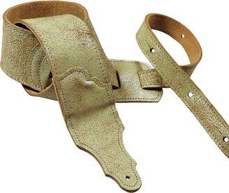 Franklin Strap Roadhouse Distressed Leather Guitar Strap Cream 2.5 in.