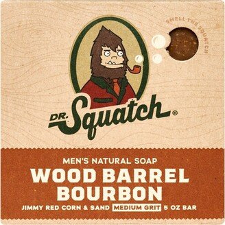 DR. SQUATCH Men's All Natural Bar Soap - Wood Barrel Bourbon - 5oz