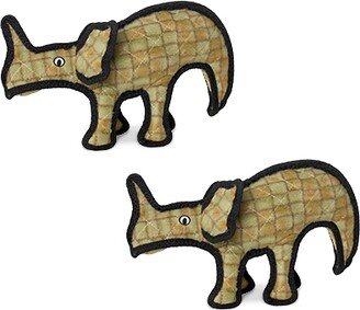 Tuffy Jr Dinosaur Moosasaurus, 2-Pack Dog Toys