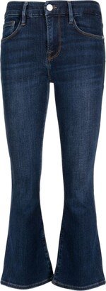 Le Crop mid-rise bootcut jeans