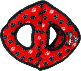 Tuffy Ultimate 3WayRing Red Paw, Dog Toy