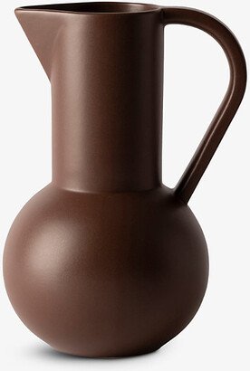 Chocolate Strøm Large Earthenware jug 28cm