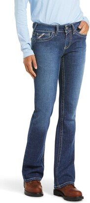 Female FR DuraStretch Basic Boot Cut Jean Blue Quartz 25