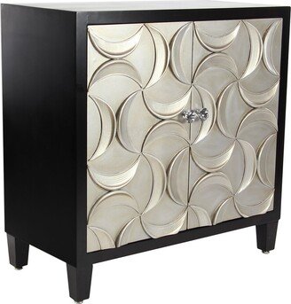 Peyton Lane Crescent Moon 2-Door Cabinet