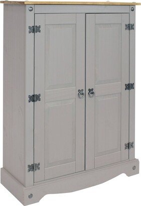 Sunnydaze Solid Pine Accent Cupboard With Shelf