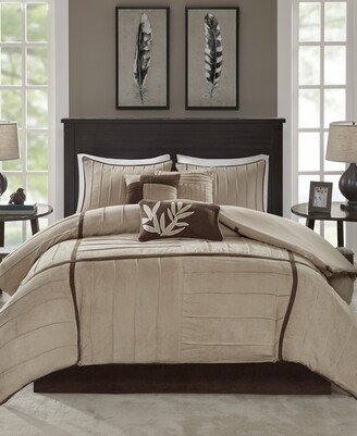 Dune Faux-Suede 7-Pc. Comforter Set, Full