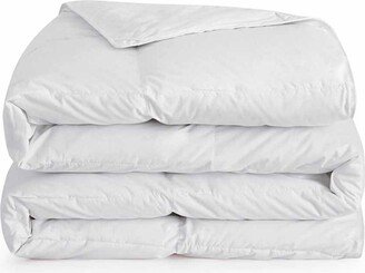 Cotton Fabric Lightweight Goose Feather Down Comforter, Full/Queen