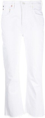 Isola cropped bootcut jeans-AA