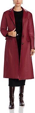 x Mansur Gavriel Liv Apple Faux Leather Coat