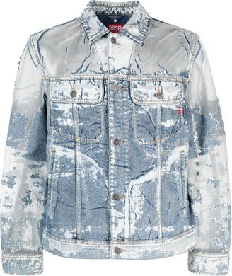 Washed Denim Jacket-AC