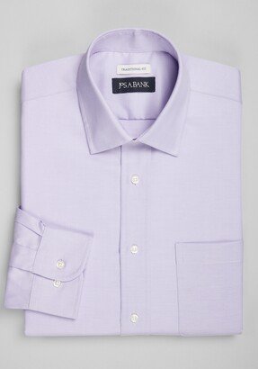 Men's Traditional Fit Solid Dress Shirt