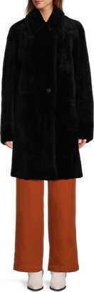 Belted Shearling Coat-AF