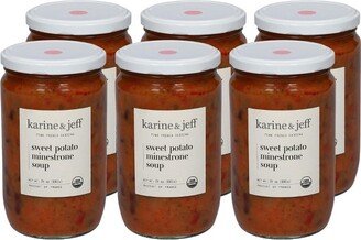 Karine & Jeff Sweet Potato Minestrone Soup - Case of 6/24 oz