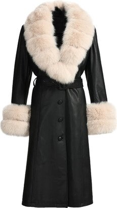 Wanan Touch Lux Special Black Leather Coat