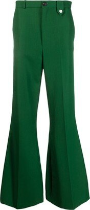 EGONlab. Flared-Leg Wool Trousers