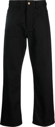 High-Waist Straight-Leg Trousers-BH