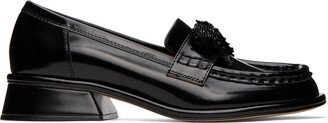 Black Double Upper Loafers