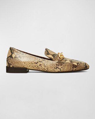 Jessa Embossed Horse Bit Loafers