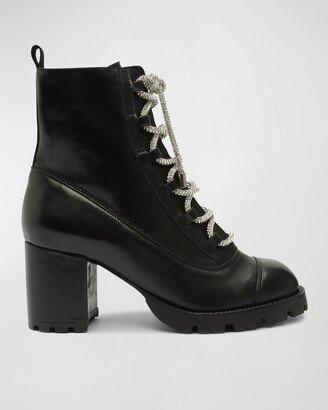 Kaile Glam Heeled Combat Boots