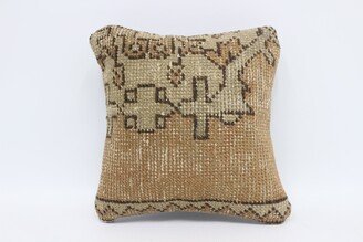 Kilim Pillows, Antique Pillow Cases, Beige Pillow, Rug Case, Knot Mens Gift Cushion, 2060